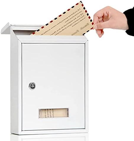 Rakuten - メールボックス 郵便受け 壁掛け キーロック式 金属製 小型