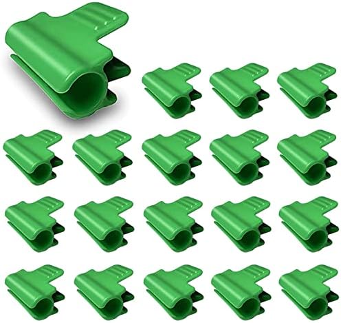 Rakuten - ビニールハウス用クリップ 50個セット 温室用パッカー 直径11mm 園芸用クリップ