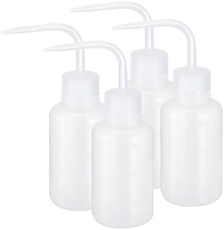 乐天商城 - 150ml 絞る ボトル 4個 セット プラスチック 細口 散水 ツール 透明
