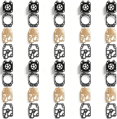 乐天商城 - ガスケット ダイアフラム キャブレター パッキン セット 10個入り 化油器メンテナンス用 交換 修理部品