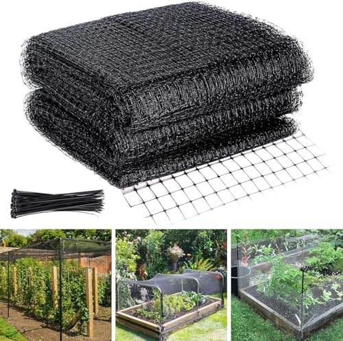 【製品仕様】 材質：ナイロン カラー：黒 幅：2.1m 全長：30m 目合い：16mm パッケージ内容：ネット(2.2*30m)×1巻、ケーブルタイ×50個。 【鳥からの被害を防ぐ】 家庭菜園や畑向けの防鳥ネットです。ハトやツバメ、カラスなどに悩んでいる方にオススメです。ブラック色で目立たず、景観を損ねません。16mmの極細網目で、鳥によるゴミ被害や菜園被害を効果的に防ぎます。果樹、菜園、ゴミの被害対策として、様々な場所で活躍します。 【強力ナイロン素材】 全体は高強度ナイロン素材で作られており、通常の素材より優れた耐破断性を持ちます。強度があり、強風にも耐えます。ナイロンは耐候性が良く、夏の紫外線にも耐え、長時間使用しても劣化しにくいです。ある程度の硬さと重さがあり、絡む心配も少なく、鳥被害を最小限に抑えます。 【設置場所】 幅2.1m×長さ30mの超大容量で、大面積をカバー可能です。ご自身でカットして利用できます。自宅のベランダ、お庭、花壇、農場、田畑、ゴミ置き場など、様々なシーンで活躍します。 【耐熱・耐候性に優れた】 UV耐性・耐風性に優れた黒色の防鳥ネットは、台風や強風でも破れにくく、屋外で長持ちします。ベランダや庭、屋上などの鳥対策としておすすめです。黒色のネットは目立たず、環境に自然に馴染み、外観を損ないません。【製品仕様】 材質：ナイロン カラー：黒 幅：2.1m 全長：30m 目合い：16mm パッケージ内容：ネット(2.2*30m)×1巻、ケーブルタイ×50個。 【鳥からの被害を防ぐ】 家庭菜園や畑向けの防鳥ネットです。ハトやツバメ、カラスなどに悩んでいる方にオススメです。ブラック色で目立たず、景観を損ねません。16mmの極細網目で、鳥によるゴミ被害や菜園被害を効果的に防ぎます。果樹、菜園、ゴミの被害対策として、様々な場所で活躍します。 【強力ナイロン素材】 全体は高強度ナイロン素材で作られており、通常の素材より優れた耐破断性を持ちます。強度があり、強風にも耐えます。ナイロンは耐候性が良く、夏の紫外線にも耐え、長時間使用しても劣化しにくいです。ある程度の硬さと重さがあり、絡む心配も少なく、鳥被害を最小限に抑えます。 【設置場所】 幅2.1m×長さ30mの超大容量で、大面積をカバー可能です。ご自身でカットして利用できます。自宅のベランダ、お庭、花壇、農場、田畑、ゴミ置き場など、様々なシーンで活躍します。 【耐熱・耐候性に優れた】 UV耐性・耐風性に優れた黒色の防鳥ネットは、台風や強風でも破れにくく、屋外で長持ちします。ベランダや庭、屋上などの鳥対策としておすすめです。黒色のネットは目立たず、環境に自然に馴染み、外観を損ないません。
