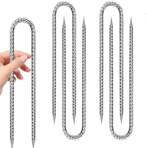 【高品質の素材】 この農業用マルチ固定用ペグはスチール製で、錆びにくい金属合金を採用しています。 強度が高く、軽量性もあり、持ち運びが容易です。 表面にはスパイラル模様があり、棒鋼の硬度と耐食性を高めています。 使用後は水分や汚れを拭き取ることで、ペグの錆の発生を防げます。 【適切なサイズ】 長さ30cm、幅5cm、太さ8mm、重さ約245g/本のキャンプペグは、 砂地や礫地などの地面にもしっかりと固定できます。 先端は約15mmで、地面に打ち込みやすく設計されています。 【一体成型構造】 この農業用マルチ固定用ペグは溶接なしで一体成型されており、 脱落の心配がなく、耐久性に優れています。 一体成型の構造により、長期間の使用でも安心して利用できます。 【セット数量】 この農業用マルチ固定用ペグセットには4本のペグが含まれており、 設営用や予備として十分な数量です。 複数の予備を用意しておくことで、万が一の際にも安心です。【高品質の素材】 この農業用マルチ固定用ペグはスチール製で、錆びにくい金属合金を採用しています。 強度が高く、軽量性もあり、持ち運びが容易です。 表面にはスパイラル模様があり、棒鋼の硬度と耐食性を高めています。 使用後は水分や汚れを拭き取ることで、ペグの錆の発生を防げます。 【適切なサイズ】 長さ30cm、幅5cm、太さ8mm、重さ約245g/本のキャンプペグは、 砂地や礫地などの地面にもしっかりと固定できます。 先端は約15mmで、地面に打ち込みやすく設計されています。 【一体成型構造】 この農業用マルチ固定用ペグは溶接なしで一体成型されており、 脱落の心配がなく、耐久性に優れています。 一体成型の構造により、長期間の使用でも安心して利用できます。 【セット数量】 この農業用マルチ固定用ペグセットには4本のペグが含まれており、 設営用や予備として十分な数量です。 複数の予備を用意しておくことで、万が一の際にも安心です。