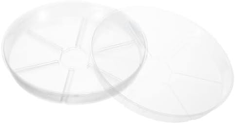 樂天商城 - プランター 受け皿 6個セット プラスチック製 鉢底皿 丸型 屋外用 (12インチ/約30cm 透明)