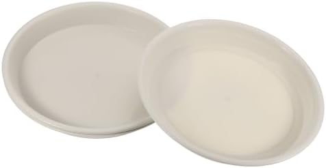 樂天商城 - プランター受け皿 3個セット プラスチック製 円形 屋外/ガーデン用 (14インチ/35.8cm ベージュ)