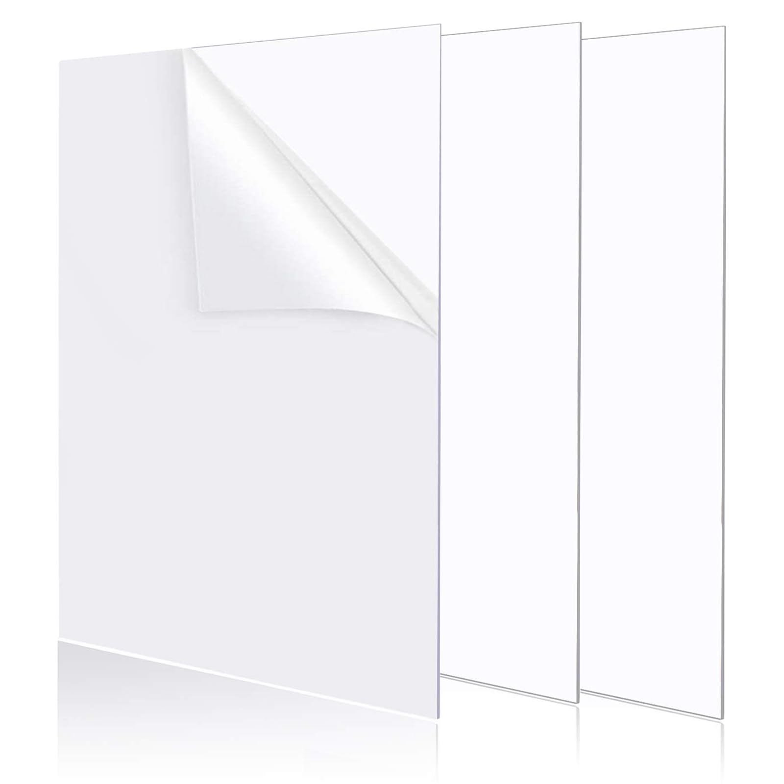 【商品仕様】 透明アクリル板　入り数: 3枚 【サイズ】：長さ300×幅400mm 【板厚】: 1mm カラー：クリア 【高品質厚透明アクリルシート】 1mm厚のアクリルシートは超透明ガラス仕上げを採用しています。 重量はガラスの半分ですが、強度はガラスの17倍です。【保護フィルム付き】 アクリル板1枚1枚に白い保護フィルムが付いており、輸送中の摩耗を防止します。 使用前にはがしてください。【耐久性向上】 透明アクリル板は光透過性が良く、良好な硬度と高い透明度を持っています。 ガラスよりも頑丈で、薄くて丈夫で、壊れにくいです。 室内や使用に最適です。【使いやすい】 高品質アクリルシートは、切断、穴あけ、研磨が簡単です。 シンプルなツールで、自宅でフレームサイズやパターン形状をDIYできます。【用途が広い】 これらのアクリル板は、DIYや専門プロジェクトに最適です。 フォトフレームのガラス交換、プロジェクト展示、絵画、水族館水槽、カスタムコンピュータケース、カーポート、窓、趣味と工芸品、ロゴ、教育ツール、DIY工芸品などに優れています。【商品仕様】 透明アクリル板　入り数: 3枚 【サイズ】：長さ300×幅400mm 【板厚】: 1mm カラー：クリア 【高品質厚透明アクリルシート】 1mm厚のアクリルシートは超透明ガラス仕上げを採用しています。 重量はガラスの半分ですが、強度はガラスの17倍です。【保護フィルム付き】 アクリル板1枚1枚に白い保護フィルムが付いており、輸送中の摩耗を防止します。 使用前にはがしてください。【耐久性向上】 透明アクリル板は光透過性が良く、良好な硬度と高い透明度を持っています。 ガラスよりも頑丈で、薄くて丈夫で、壊れにくいです。 室内や使用に最適です。【使いやすい】 高品質アクリルシートは、切断、穴あけ、研磨が簡単です。 シンプルなツールで、自宅でフレームサイズやパターン形状をDIYできます。【用途が広い】 これらのアクリル板は、DIYや専門プロジェクトに最適です。 フォトフレームのガラス交換、プロジェクト展示、絵画、水族館水槽、カスタムコンピュータケース、カーポート、窓、趣味と工芸品、ロゴ、教育ツール、DIY工芸品などに優れています。