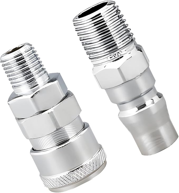 PT1/4 内ネジ用ソケット エアーカプラー ネジ用プラグ プラグRc1/4 R1/4 SMとPM Rc1/4 防錆性能アップ ..