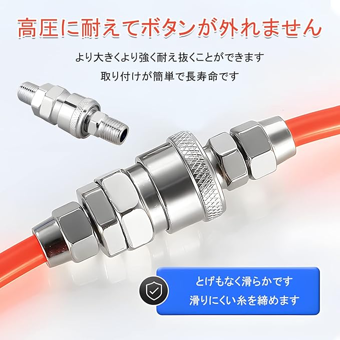 PT1/4 内ネジ用ソケット エアーカプラー ネジ用プラグ プラグRc1/4 R1/4 SMとPM Rc...