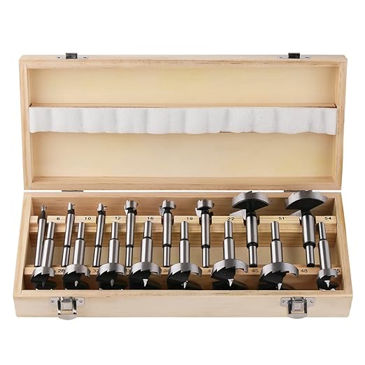 樂天商城 - 16ピースドリルビットセット 6mm-54mm 木工用ビット 炭素鋼工具 超硬木工用カッターセット