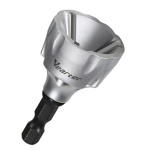 3-19mm 面取りビットドリル 金属用 外部面取りカッター バリ取りビット 六角軸 ステンレス鋼 鉄 銅 真..