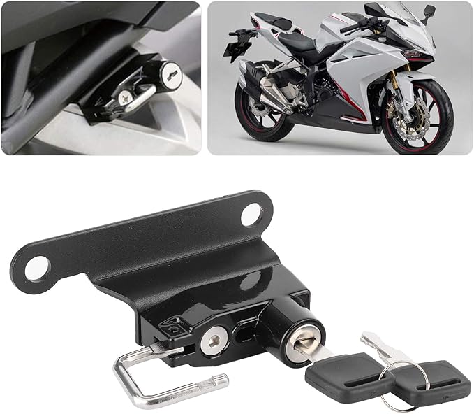 ヘルメットホルダー ステンレス鋼 バイクロック アルミニウム バイク用 ホンダCBR250RRに適合