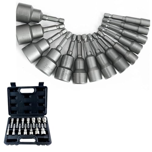 ソケットビットセット 619 6.35 インパクトドライバー用 六角軸 インパクト用ソケットビット 電動ドリ..