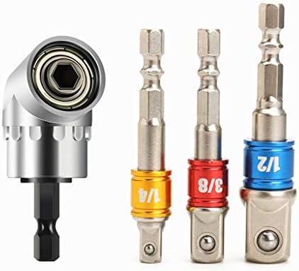 ソケットアダプターセット 105度拡張六角ドリルビット 4本セット