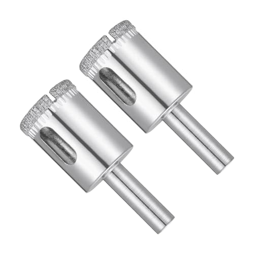 24mmの切削直径 ニッケルメッキコーティングダイヤモンドコアドリルホールソー 2個セット