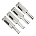 12mm 切削直径 ニッケルメッキコーティング ダイヤモンドコアドリルホールソー 4個セット