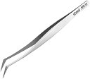 模型用ピンセット 先曲がりピンセット精密仕上げ カーブタイプ 全長130mm 先端幅0.5mm