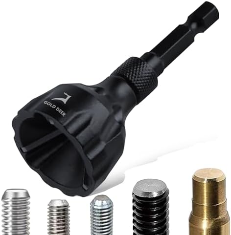 バリ取り外面取りドリルビット 面取りカッター 六角シャンク 1/4インチハンドル 3mm-19mmに適合