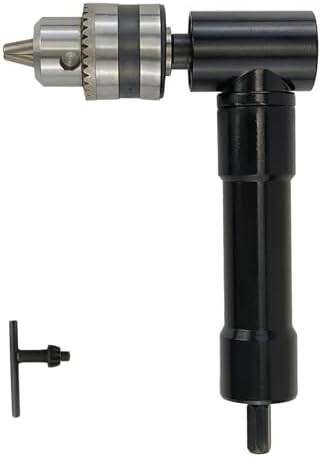 Rakuten - 直角ドリル 1-10mm 90度 L型アダプター ドリルアタッチメント 直角ドリルアダプター 3/8インチキーチャック 8mm六角シャンク