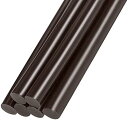 ホットメルト接着剤スティック ミニ接着棒 - 7 mm x 100 mm ブラウン 6個