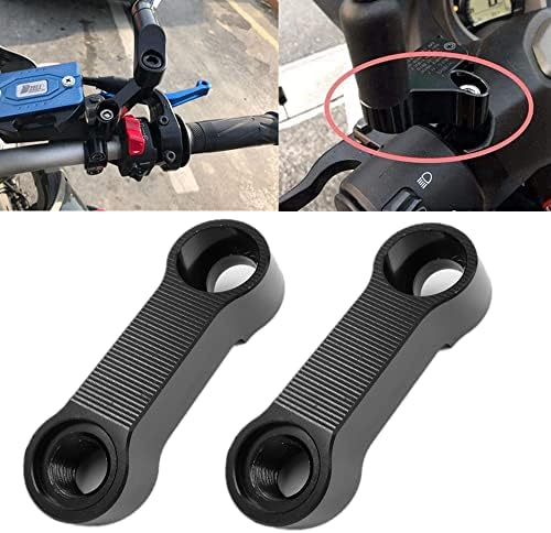 バックミラー用 ミラーホルダー オフセットホルダー アルミ 8mm 正ネジ オフセット40mm