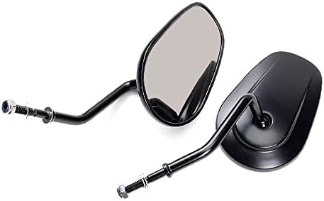 8mm クロームバックミラー（ブラック）