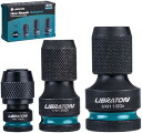 インパクトレンチ用アダプター 差込角 6.35mm 9.5mm 12.7mm ソケットアンビルチャック ビットホルダー ビットアダプター ソケットアダプター