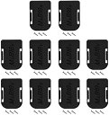 18V 14.4V バッテリー 収納 携帯装置 固定ホルダー 10点セット