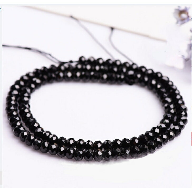 ブラックスピネル 連売り商品 多面カット 3mm