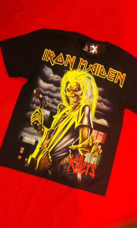 IRON MAIDEN ロックTシャツ　S　M　L XL　/アイアン　メイデン/バンT/黒/HM/半袖/ヘビ-メタル/メンズ/夏物