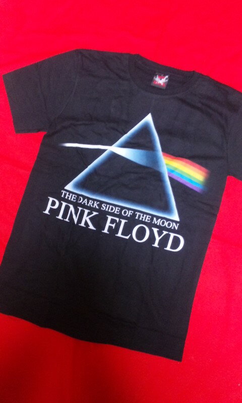 ロックTシャツ ピンクフロイド PINK FLOYD S/M/L/バンT/バンドTシャツ/ハードロック/HM/HR/ヘビーメタル/黒