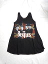 レディース ロック系 ロングカットソー BEATLES(ビートルズ) FREE ブラック /ロック系/KERA系/ショートワンピ/ロックTシャツ/バンドTシャツ