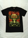 ロックTシャツ　Bring Me the Horizon(ブリング・ミー・ザ・ホライズン)　S　M　L XL/黒/ブラック/バンT/バンドTシャツ/ハードロック/HM/HR/スカル/フクロウ