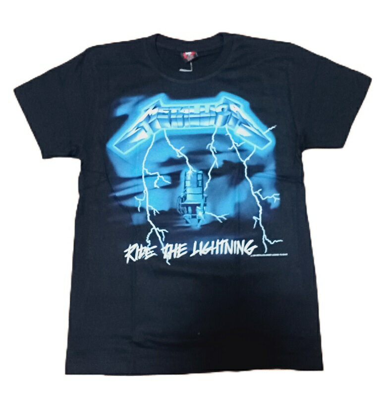 ロックTシャツ　METALLICA(メタリカ) RIDE THE LIGHTNING S/M/L/XL バンT/ヘビ−メタル/ハ−ドロック/HM/HR