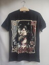 アメコミ風　ロックTシャツ　GUNS`N'ROSES(ガンズ＆ローゼス)　SLASH M L バンT 黒 HM 半袖 ヘビ-メタル スラッシュ ブラック