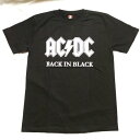 ACDC AC/DC bNTVc@BLACK IN BLACK S@ M@L oT/wr|^/n|hbN/HM/HR