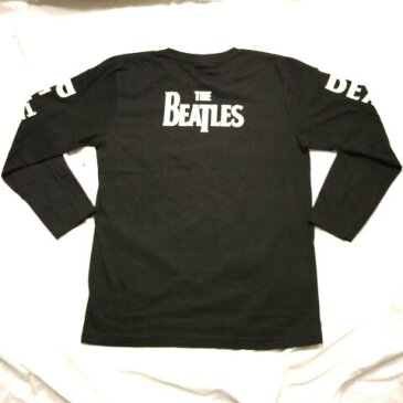 ロックTシャツ　BEATLES(ビートルズ) 長袖　S M L XL　黒/バンドTシャツ/ロンT