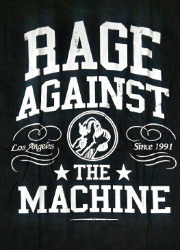 ロックTシャツ　長袖　Rage Against the Machine（レイジ・アゲインスト・ザ・マシーン) S M L XL 黒 バンドTシャツ ロンT ブラック ロサンゼルス LA