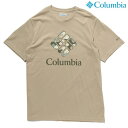 コロンビア Tシャツ ラピッドリッジ グラフィックTシャツ ベージュ Columbia Rapid Ridge Graphic Tee AM0403-273