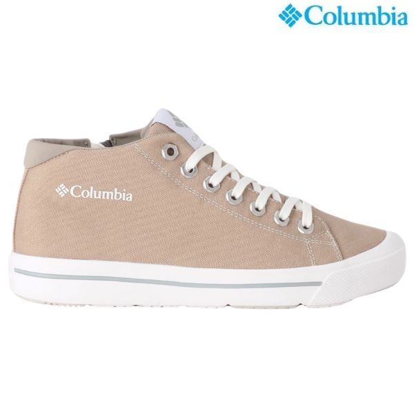乐天商城 - コロンビア 防水 スニーカー シューズ ホーソンレイン ミッド ウォータープルーフ ベージュ Columbia HAWTHORNE RAIN MID Ancient Fossil YU6041-271