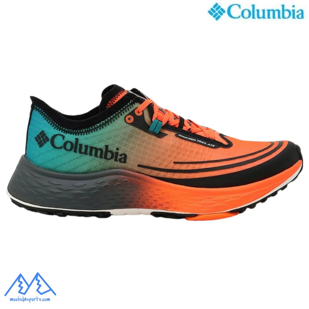 乐天商城 - コロンビア ランニングシューズ コノス スピード トレイル ATR Columbia KONOS SPEED TRAIL ATR Teal Chloride Blaze BM0303 338
