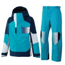 オンヨネ デモ スキーウェア ターコイズ ネイビー ホワイト ONYONE DEMO OUTER JACKET&PANTS B.TURQUOISE×NAVY/B...
