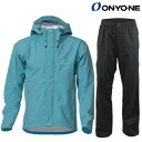 オンヨネ レインウエア セット 雨具 ダスティブルー ONYONE MEN'S COMBAT RAIN 耐水圧20,000mm ODJ95031-662-ODP95032-009