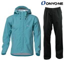 オンヨネ オンヨネ レディース レインウエア セット レインスーツ 雨具 ダスティブルー ONYONE LADIES' COMBAT RAIN SUITS 耐水圧20,000mm ODS85030-662