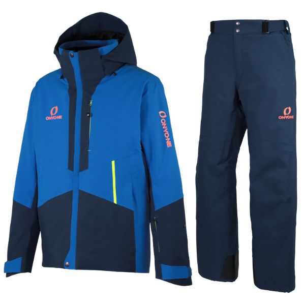 オンヨネ スキーウエア ブルー ネイビー ONYONE DEMO TEAM OUTER JACKET & PANTS ONJ96400-713688-ONP96450-688