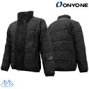 オンヨネ 中綿入 ミドルジャケット インシュレーションジャケット ブラック ONYONE STRETCH PUFF MID JK ver.AD ミドラー ONJ...