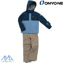 オンヨネ レセーダ ジュニア スキーウエア スキースーツ ブルー サンド サイズ調整 ONYONE RESEEDA JUNIOR SUIT RES77500 6...