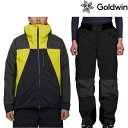 S[hEC XL[EGA XLTCY Goldwin 2-tone Color Hooded Jacket G13303 BK 2-tone Color Wide Pants G33355A BK ubN S[hEB