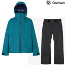 ゴールドウイン スキーウエア ブルーコーラル ブラック Mサイズ Goldwin Similar Color Jacket BJ + G-Engineered ...