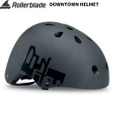 ROLLERBLADE DOWNTOWN HELMET ローラーブレード ダウンタウン ヘルメット ダウンタウンヘルメットは、アーバンスケーターとストリートスケーターのために開発されました。 理想的に換気されるABSシェルは、高品質のEPS層と組み合わせることで、さらに快適で保護され、チンストラップ付きのYストラップシステムがしっかりとフィットします。 カラー：ブラック サイズ：M(54-58cm) / L(58-61cm) FEATURES: ・Robuste ABS-Schale für eine gute Stoßabsorption. ・Belüftete Konstruktion - Belüftungs-Kanäle für eine gute Ventilation und Atmungsaktivität. ・EPS Liner - offenporige Schaumstoffpolsterung zur effektiven Polsterung - mit zusätzlicher Polsterung für eine individuelle Anpassung, optional beigelegt. ・Einstellbares Verschluss-System - Verschluss, Kinnriemen und anpassbares Y-Gurtbandsystem garantieren einen sicheren Sitz. ・Reflektierende Elemente - CE-zertifiziert.インラインスケート用 ヘルメットです