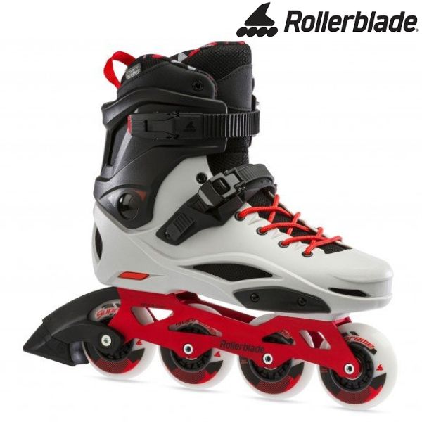 ROLLERBLADE RB PRO X コントロール、安定性、スピードを誇るハードシェルインラインスケート FEATURES: • NEW ANATOMICAL LINER - Superior support, optimal cushioning and shock-absorbing heel • VERSATILE MOLDED SHELL - Highly durable and vented; sublimated Training liner • ADVANCED CLOSURE SYSTEM - Cuff buckle, micro-adjustable 45° buckles and precise-fit lacing (extra laces included) • EXTRUDED ALUMINUM FRAME - Superior 243mm/10"/9.6", 261mm/10.3" (sizes 31.0-32.0), racing axles, laterally adjustable • ROLLERBLADE SUPREME WHEELS - 80mm/85A wheels with Twincam ILQ-7 Plus bearings reduce wear and maximize speed WHEELS　Supreme Urban 80mm/85A SHELL/UPPER　RB, molded, vented, lateral slider LINER　High Performance, shock absorber, extended eyelets, sublimated lining, Training footbed FRAME　Extruded Alu (max 80mm) 243mm/9.6", 261mm/10.3" (sizes 31.0-32.0), racing axles, laterally adjustable BRAKES　In the box BUCKLE　Locking cuff buckle, micro adj 45° buckle, laces (extra laces in box) BEARINGS　Twincam ILQ-7 Plus