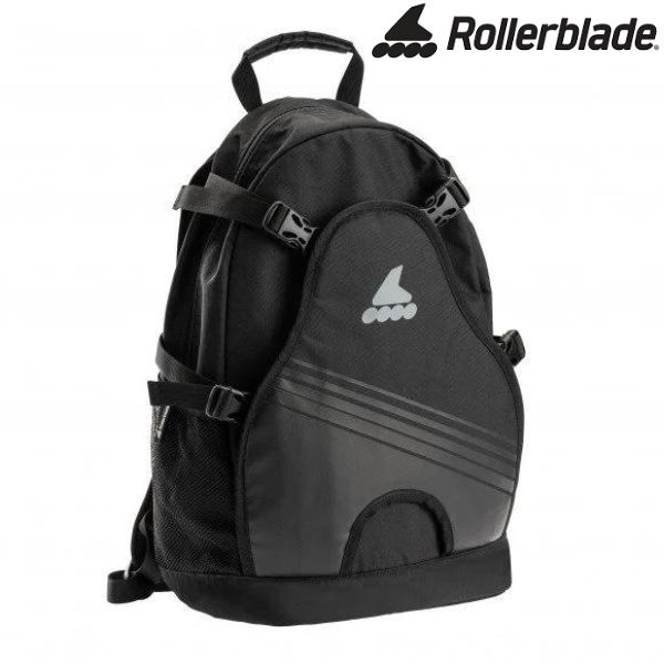 ROLLERBLADE BACKPACK LT 20 ローラーブレード バックパック LT 20 インラインスケートとギアをセットで運べるバックパック FEATURES: • MADE WITH RECYCLED MATERIALS to carry your skates and gear with eco-friendly style • EXTERNAL SKATE COMPARTMENT - External skate storage and (2) external water bottle pockets. • INTERNAL STORAGE - Internal pockets including a padded laptop pocket and apparel pocket storage. • PADDED STRAPS/BACK VENTILATION - Comfort while skating. • 600D rPET Polyester, 30 x 18 x 50cm, 20lt capacity